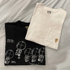 2 Kakao Friends Uniqlo Tees